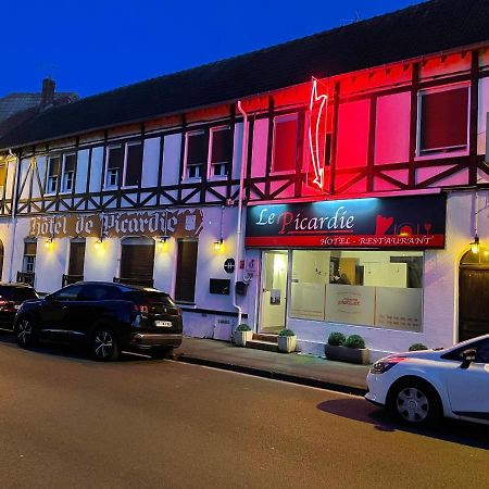 Hotel Restaurant Le Picardie Chauny Exterior foto